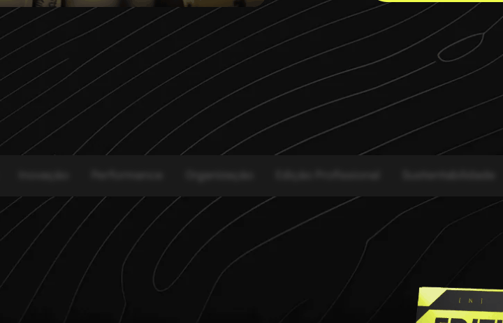 Faixa com efeito e movimento no hover