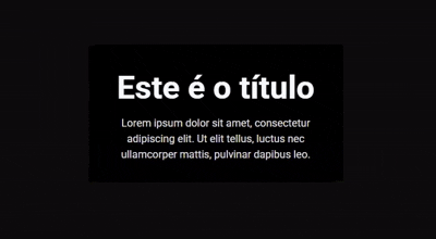 Luzes horizontais